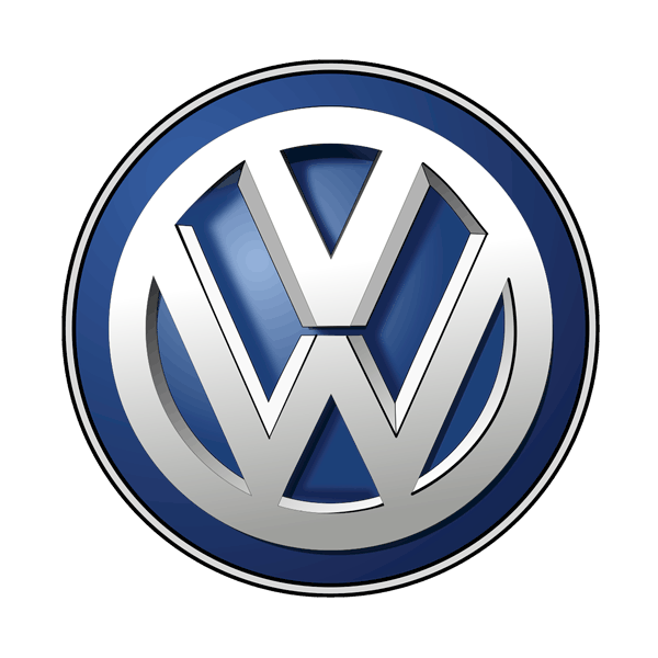 The VW Volkswagen logo in the Holocircle 3D hologram projector